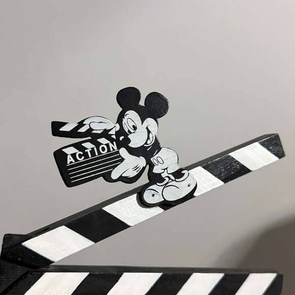 Disney MGM Studios Black & White Clapperboard with Mickey Mouse Vintage Souvenir - Picture 3 of 4